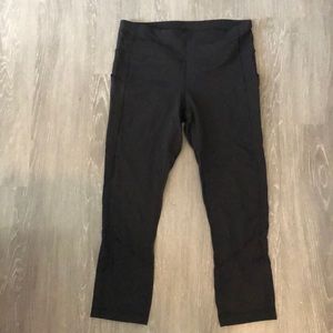 Lululemon Pace Rival 22” crop leggings, black